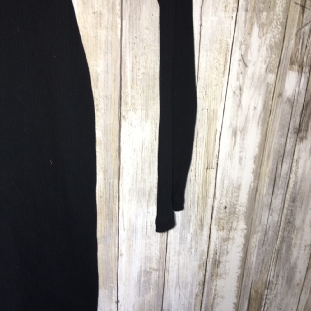 NWT Wild Fable Black Leopard Fitted Dress - Picture 4 of 5